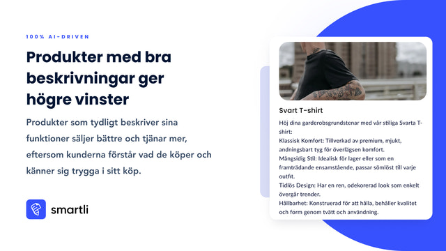 Skapa flera produktbeskrivningar på sekunder