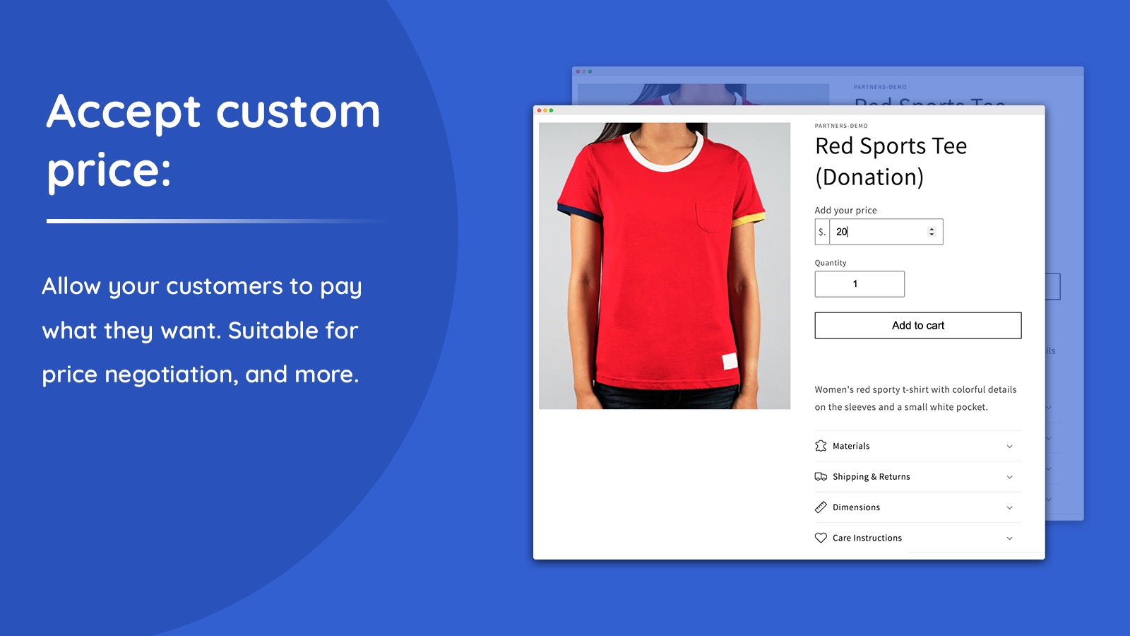 Name Your Price App