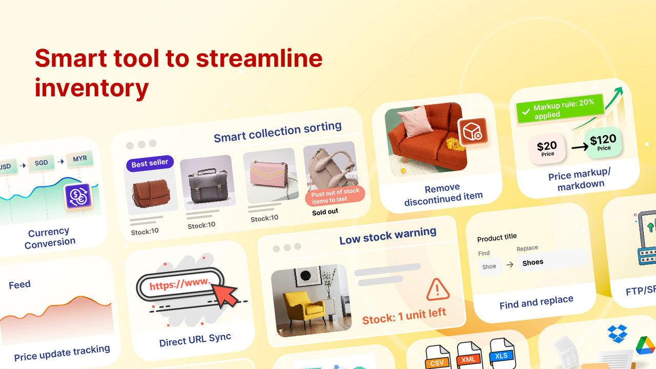 smart tool to streamline inventory with syncX: Stock Sync