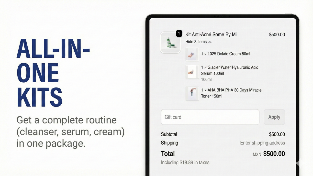 ALL-IN-ONE KITS: see complete routine contents