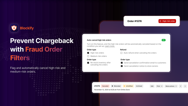 Fraud Filter & IP Blocker: Redirect & Whitelist