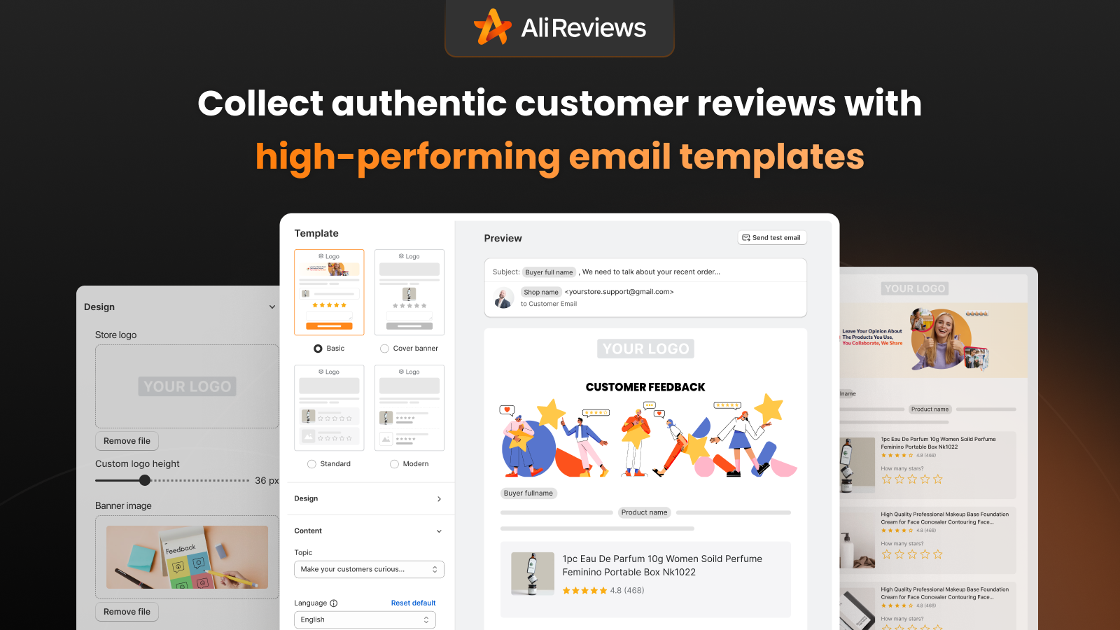 Ali Reviews auto collect reviews with high converting emai