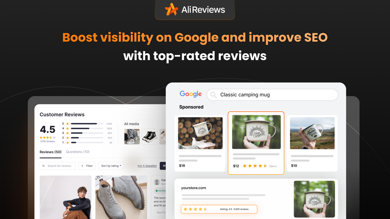 Boost visibility on Google with review rich snippets