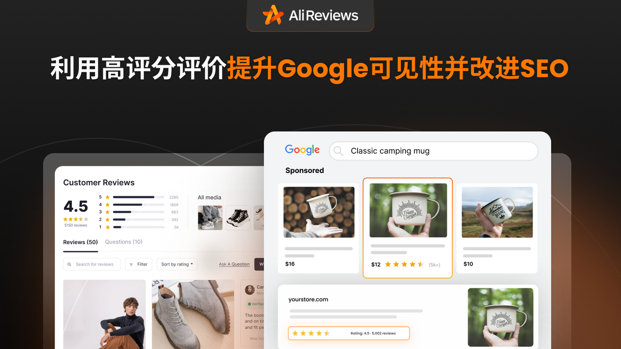 用Ali Reviews富文本提升谷歌可见度