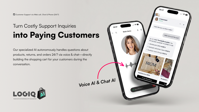 Shopify AI Voice Assistant for Support and Sales