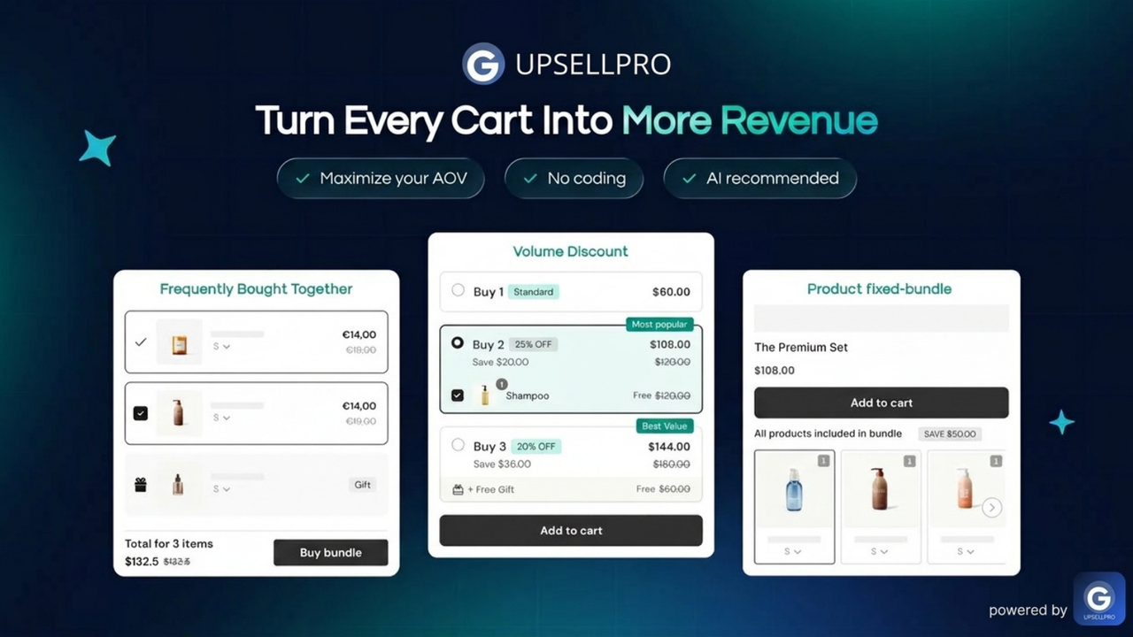 Show a one-click post-purchase upsell to every shopper without c