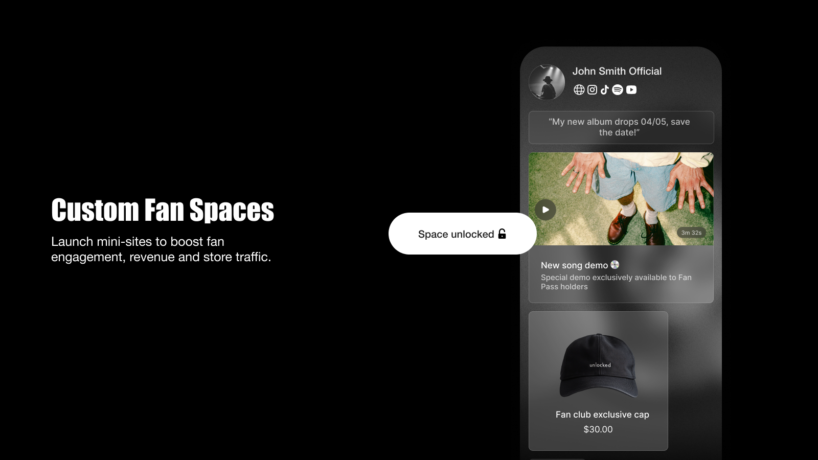 Custom Fan Spaces