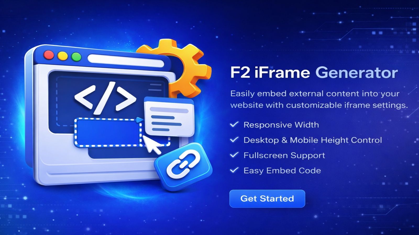 iFrame Embed – Display external websites or tools 
