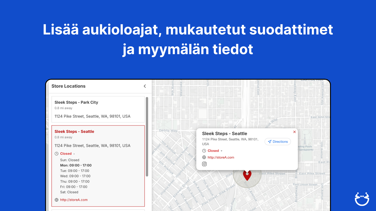 pasilobus store locator map
