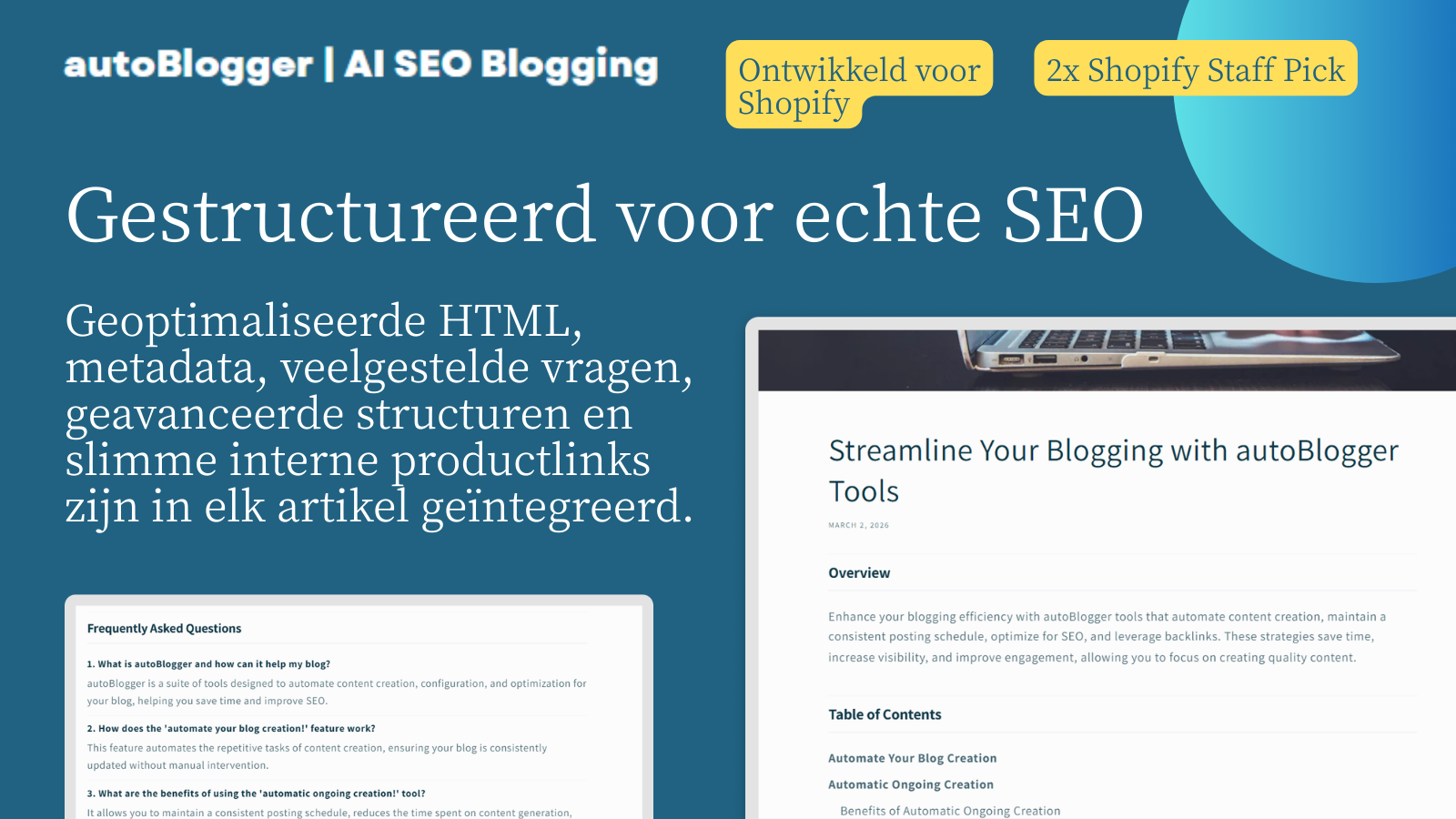 SEO-blogartikel gemaakt door AI blogwriter