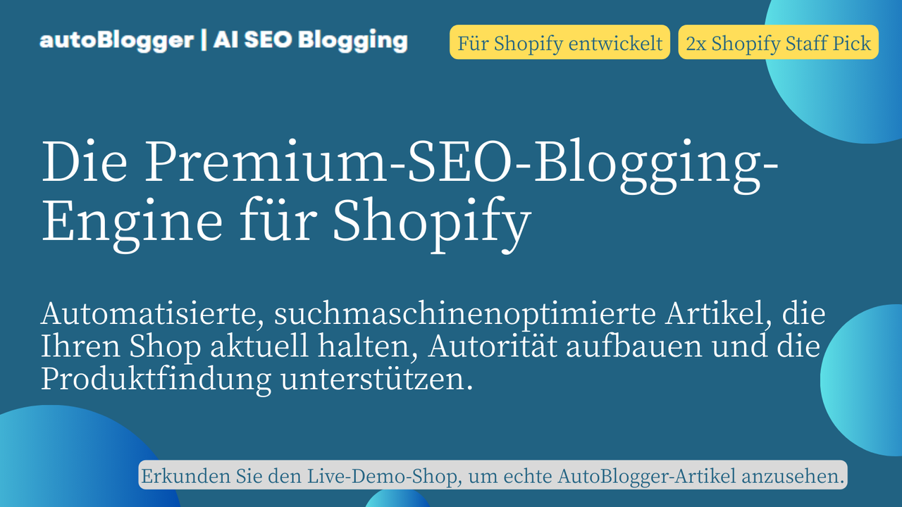 KI-Blogwriter und Auto-Blog-SEO-Dashboard