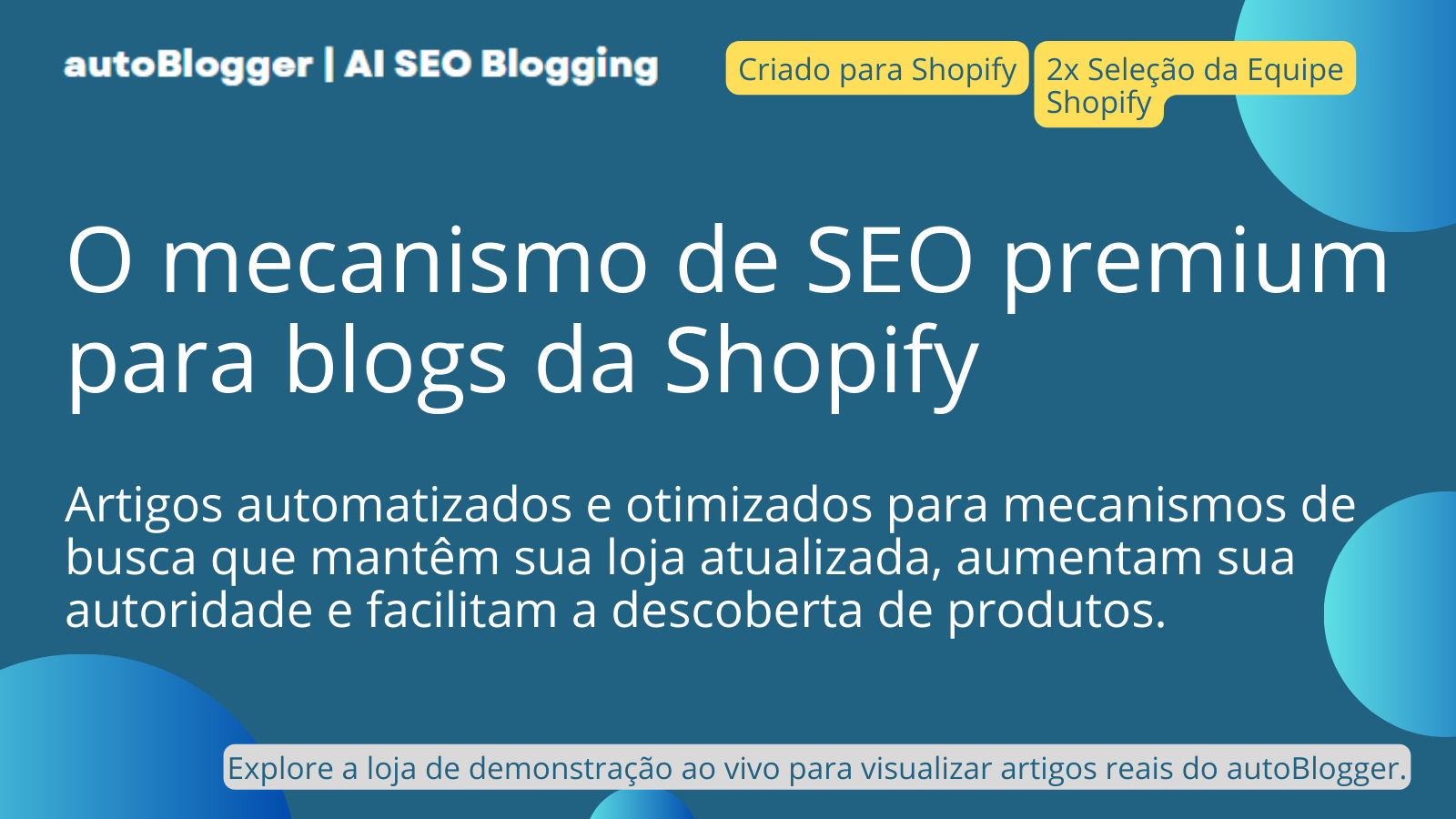AI blog writer e painel de SEO para auto blog