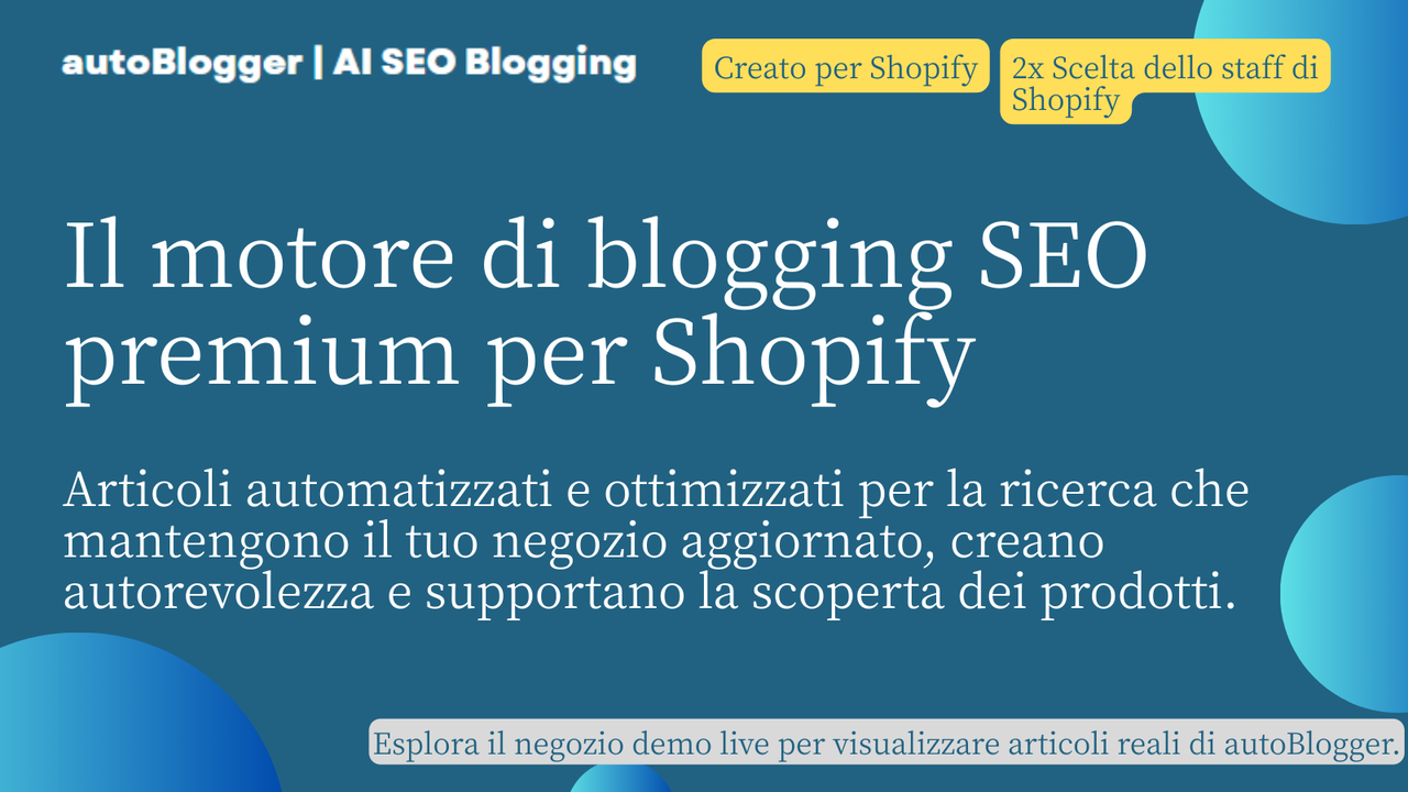 AI blog writer e dashboard SEO per auto blog
