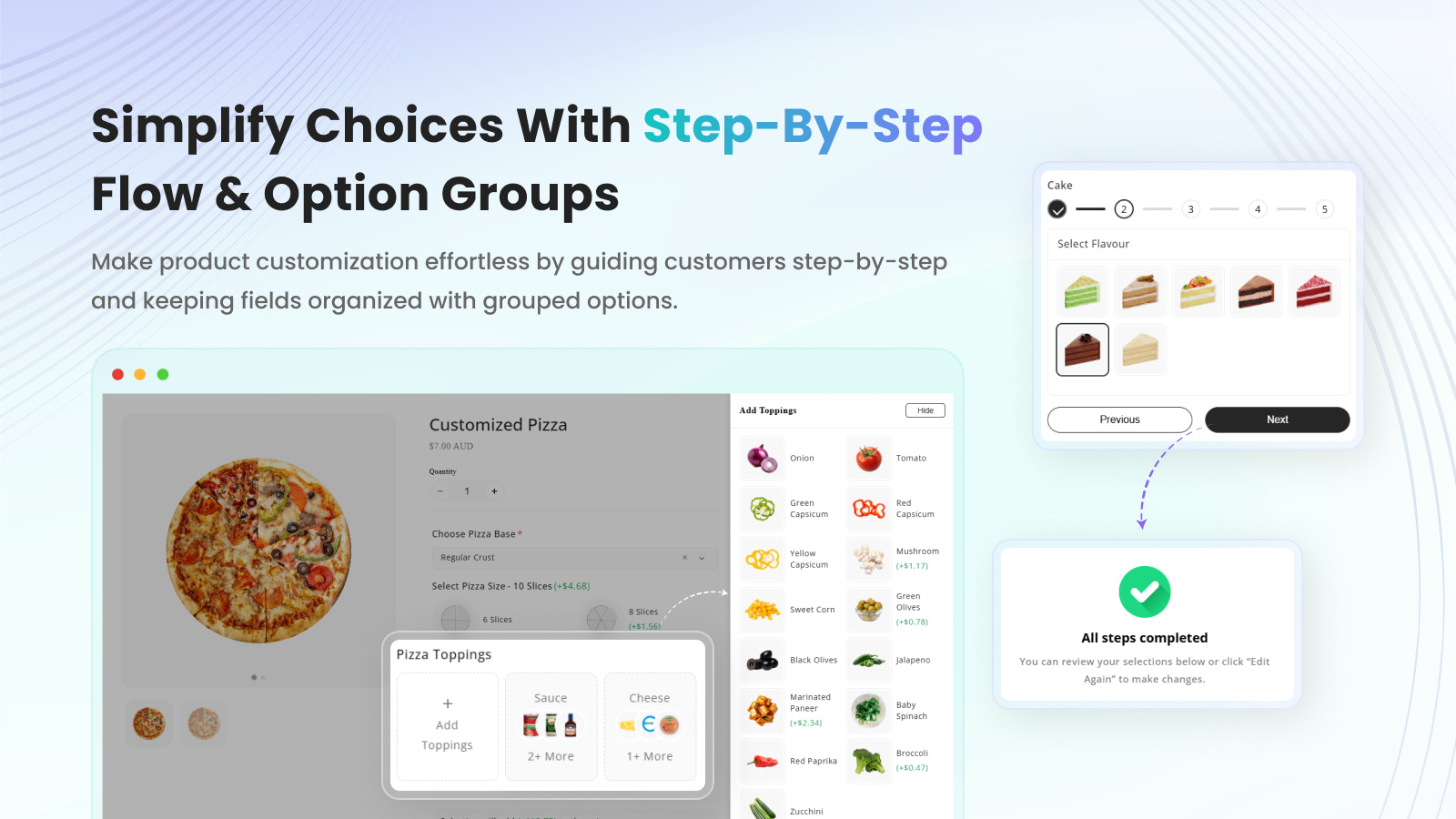 Product customization and personalization