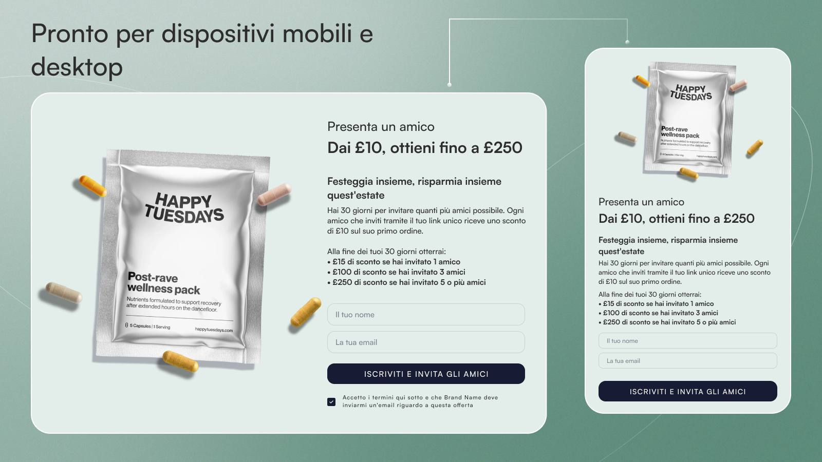 I tuoi referral devono essere unici