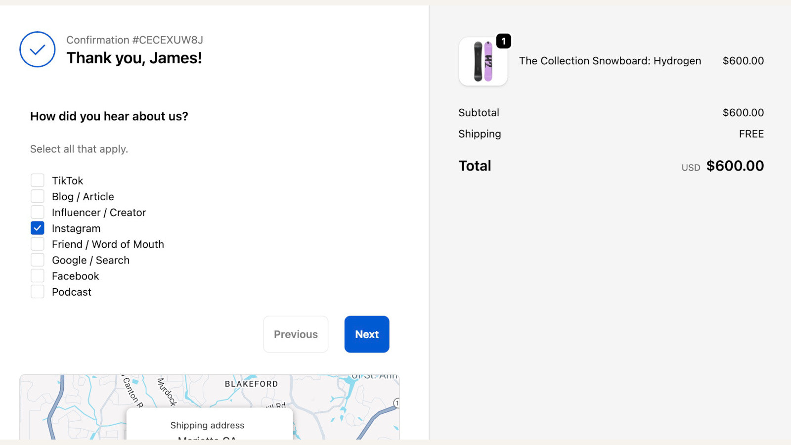 Post-purchase surveys