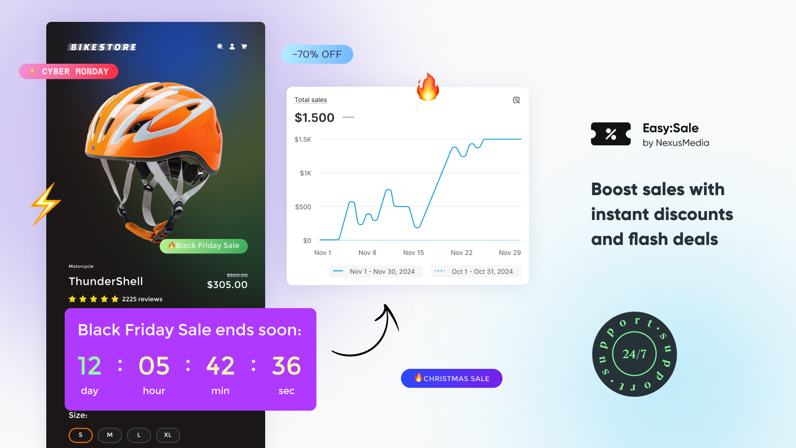 Product discount, schedule sale prices, bulk change prices