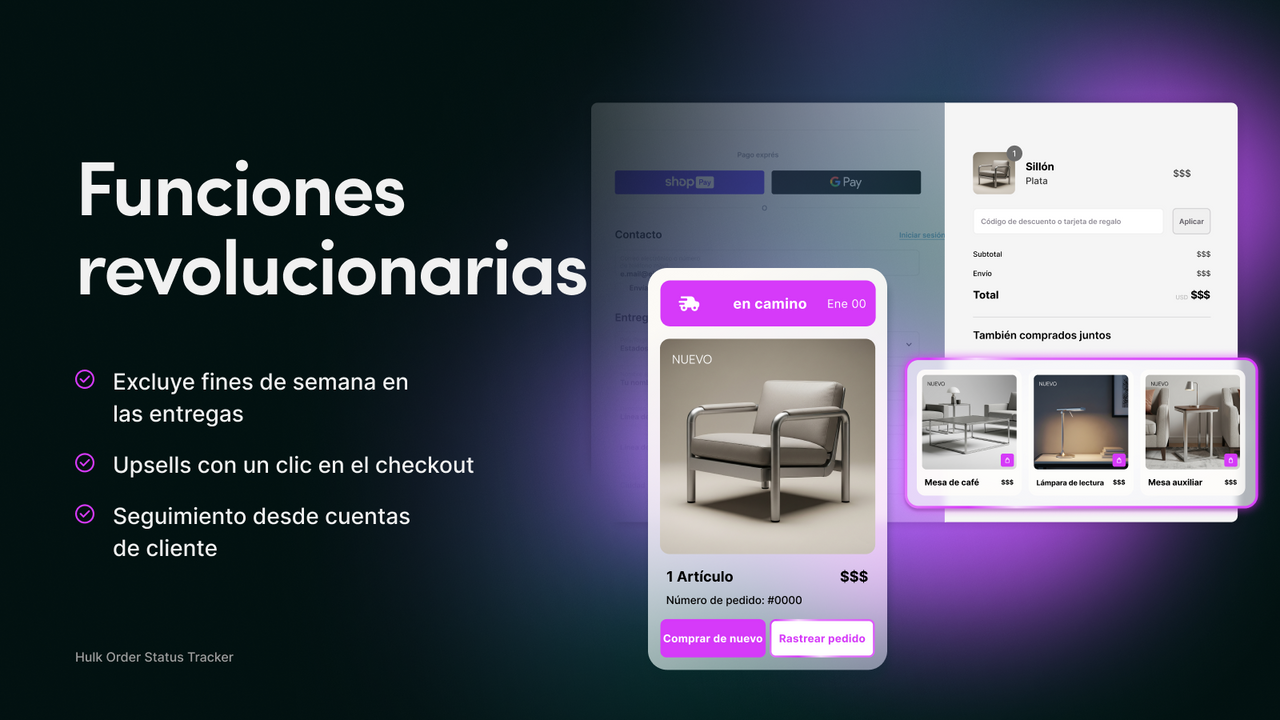 Seguimiento Shopify con funciones revolucionarias
