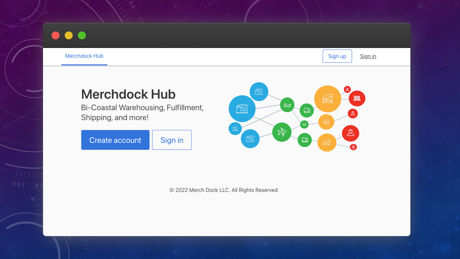 Landing page