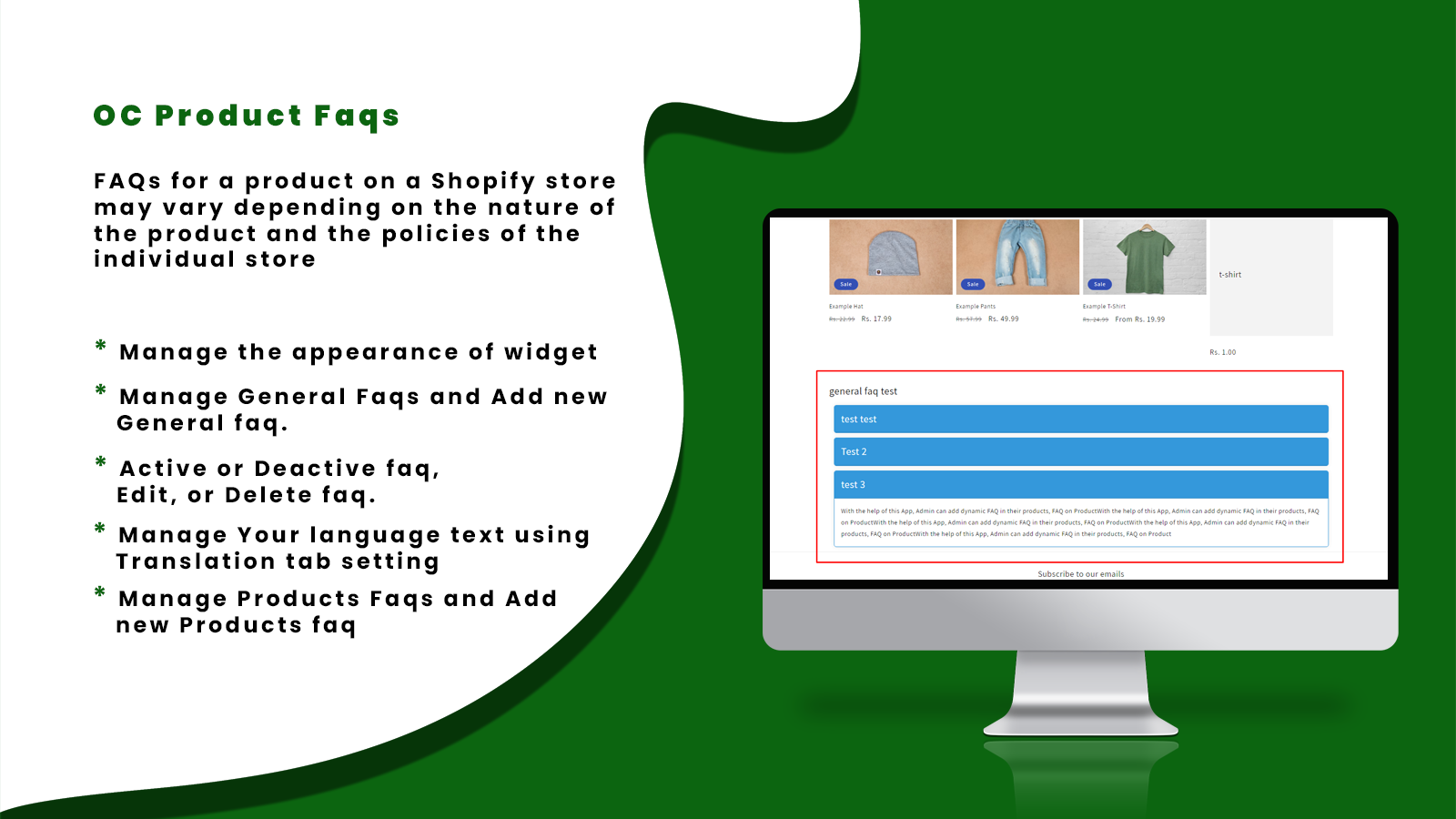 Frontend View