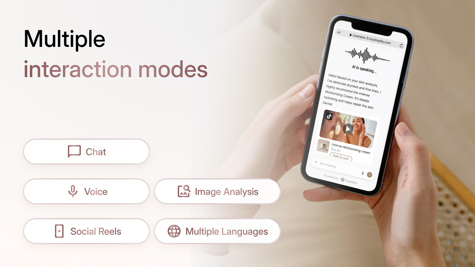 Multiple interaction modes