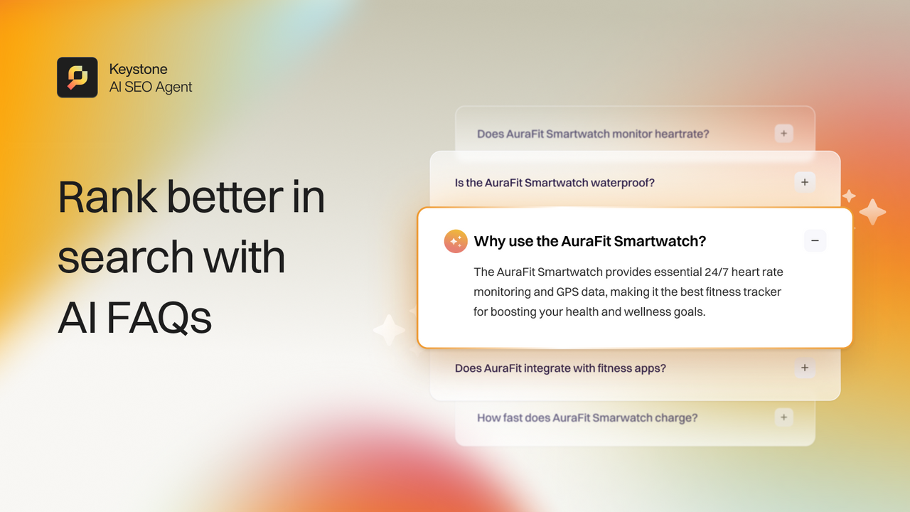 Rank better in search with AI FAQs