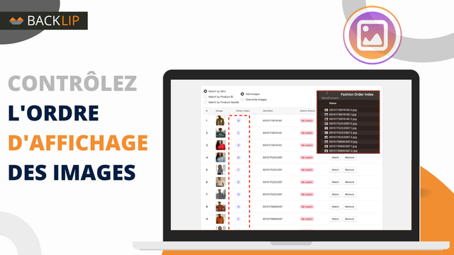 BL Chargement images en masse - Contrôlez l'ordre d'affichage