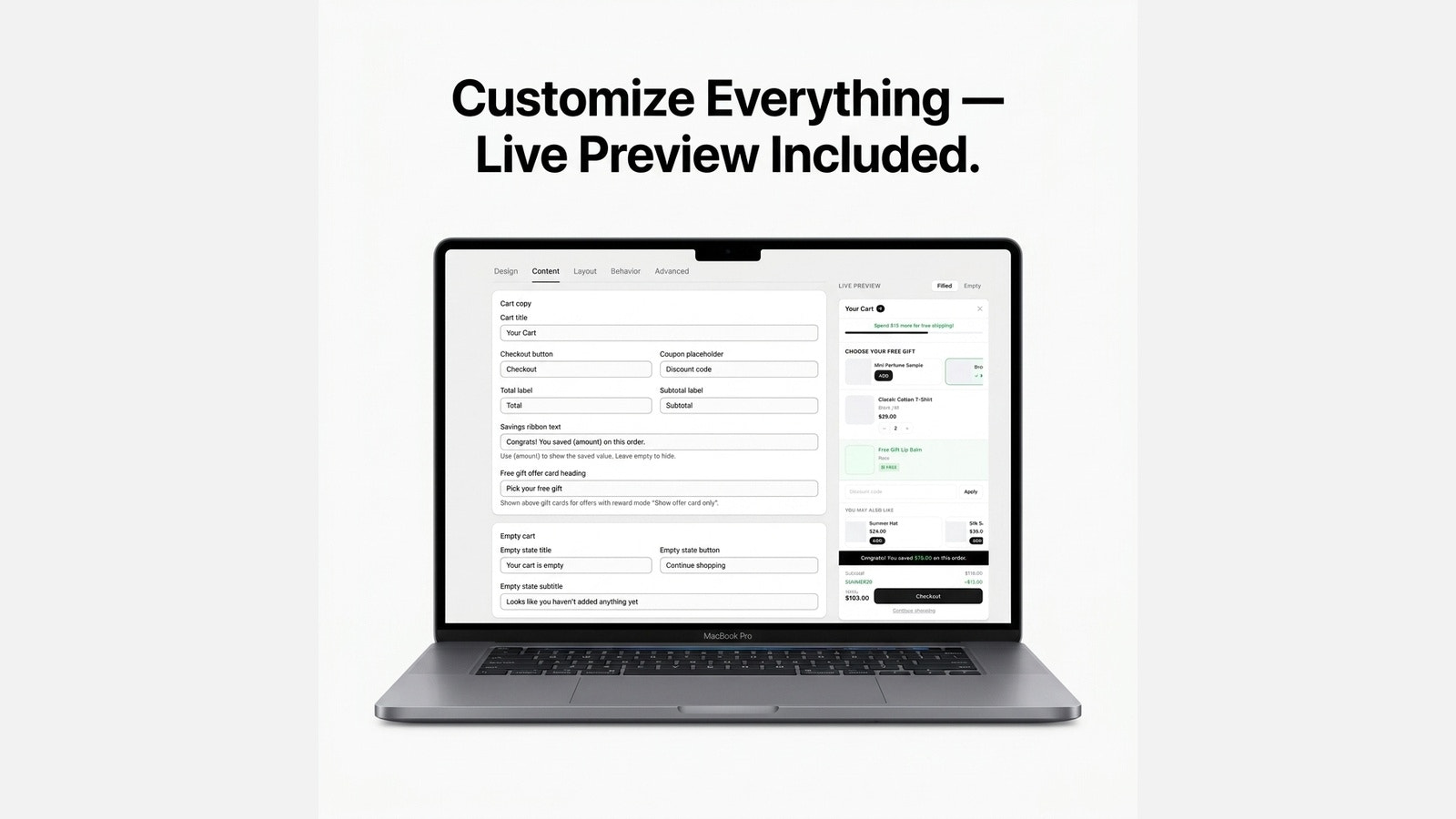 Create high-converting promotional offers in minutes