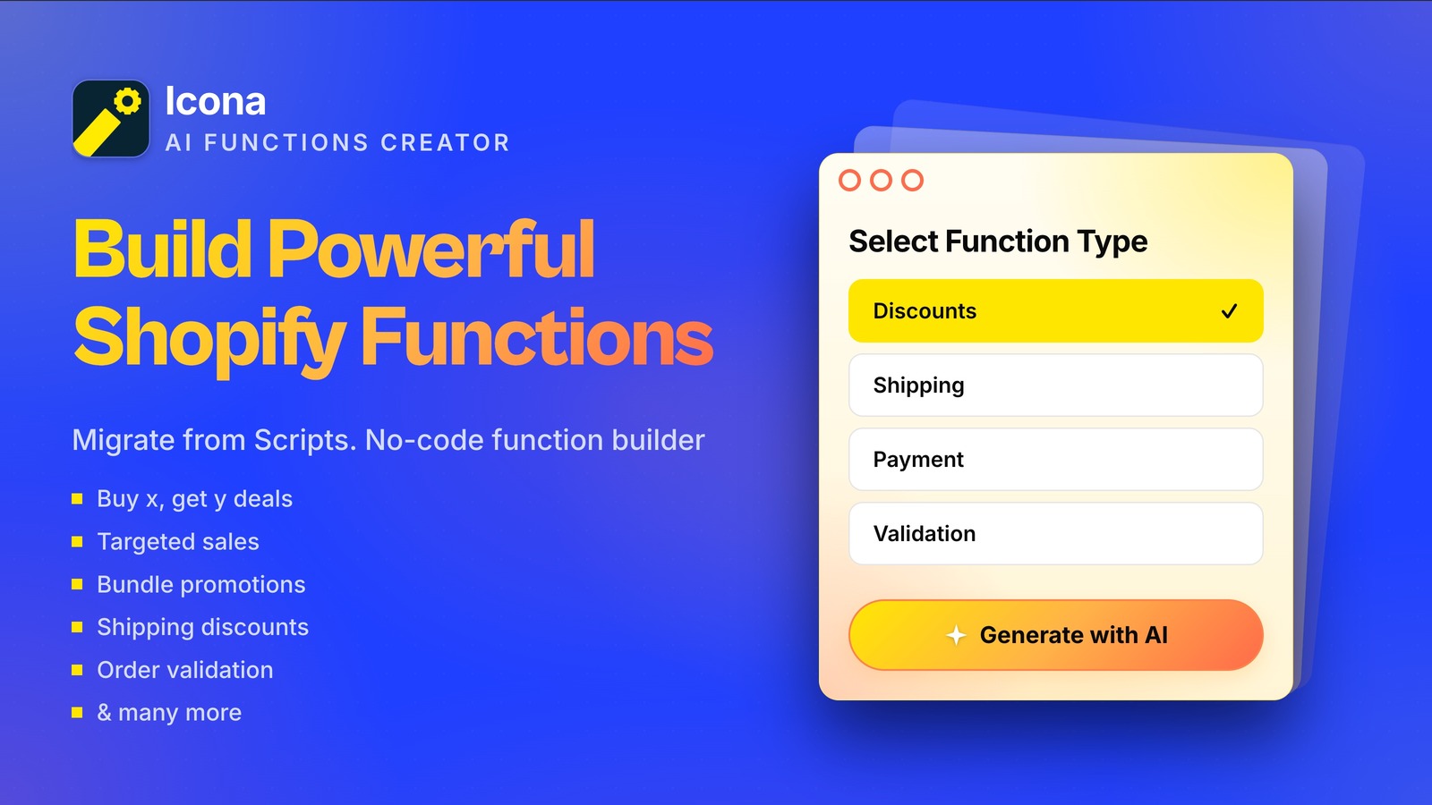 Build powerful shopify discount, checkout, validation, functions