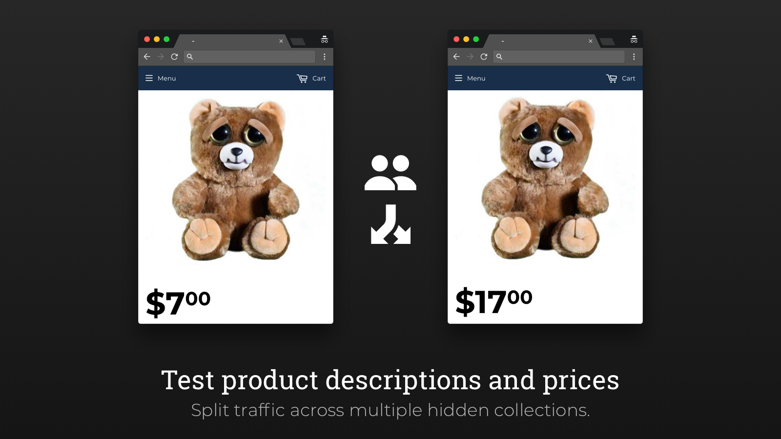 Test product descriptions and prices