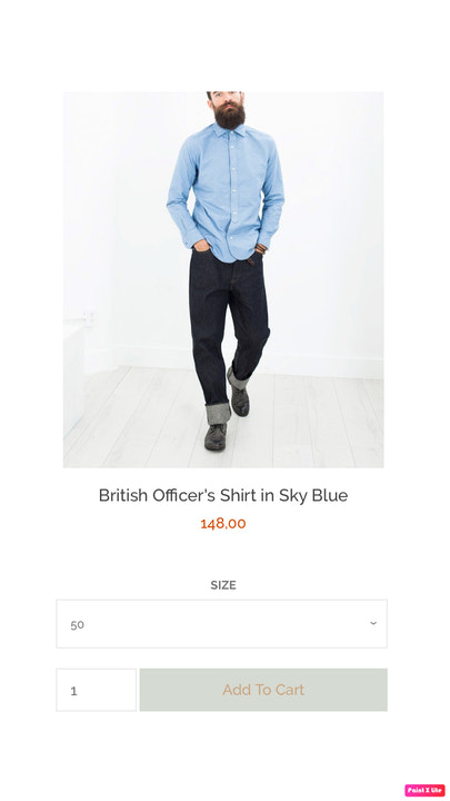 Variants for product in collection on mobile