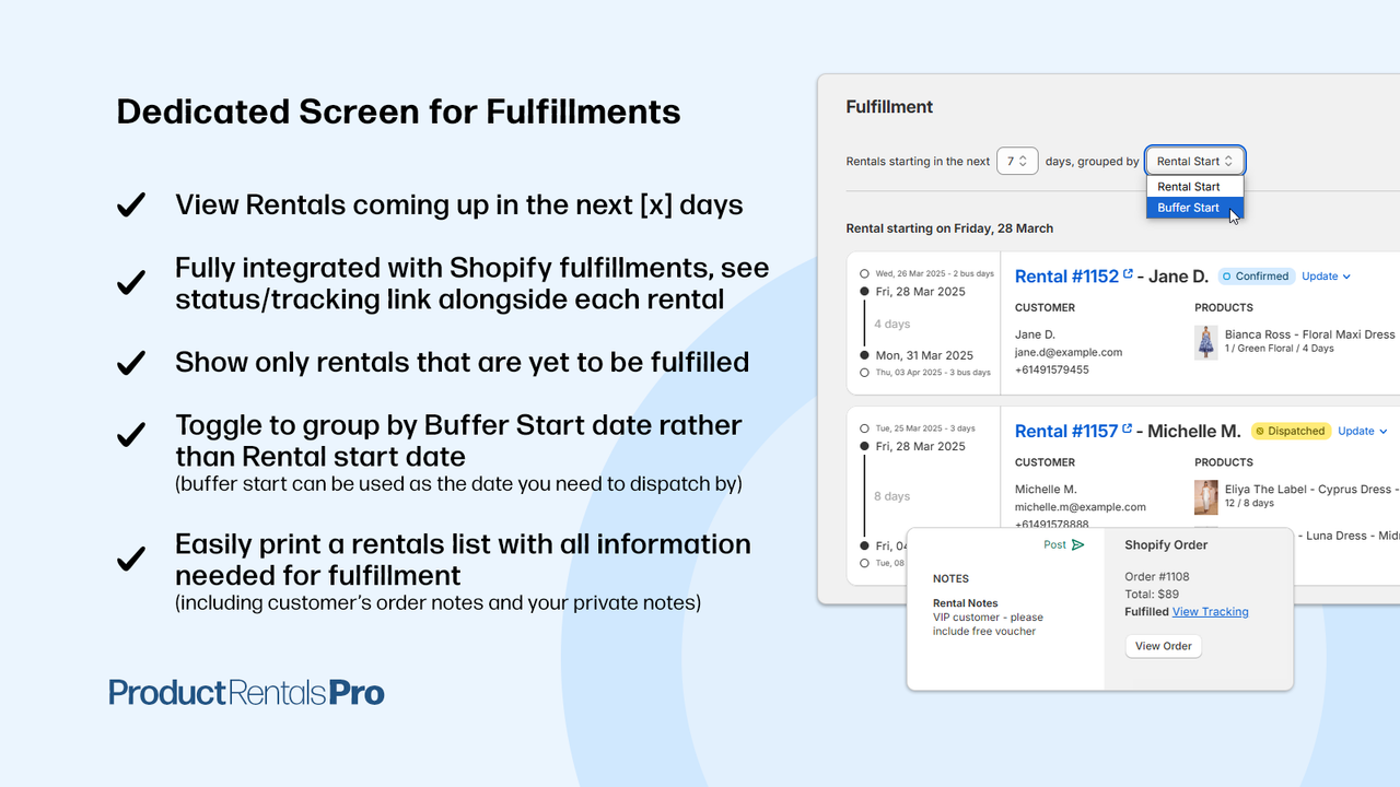 Never miss a Fulfillment