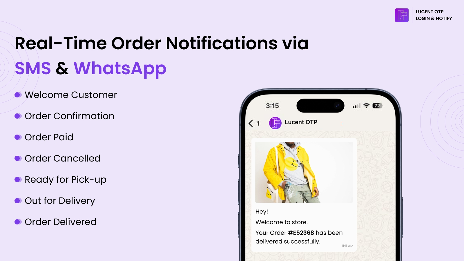 Simply OTP Login - Real-Time Notifications via WhatsApp & SMS