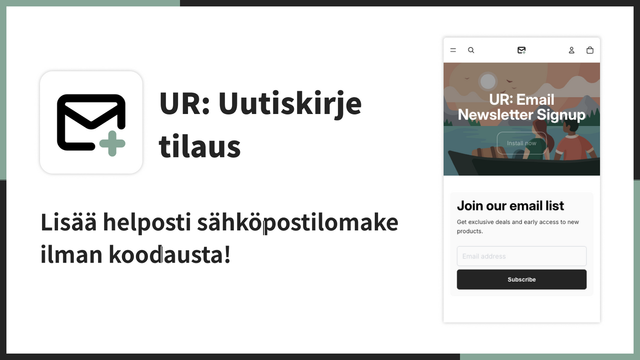 Lisää helposti sähköpostilomake ilman koodausta! 