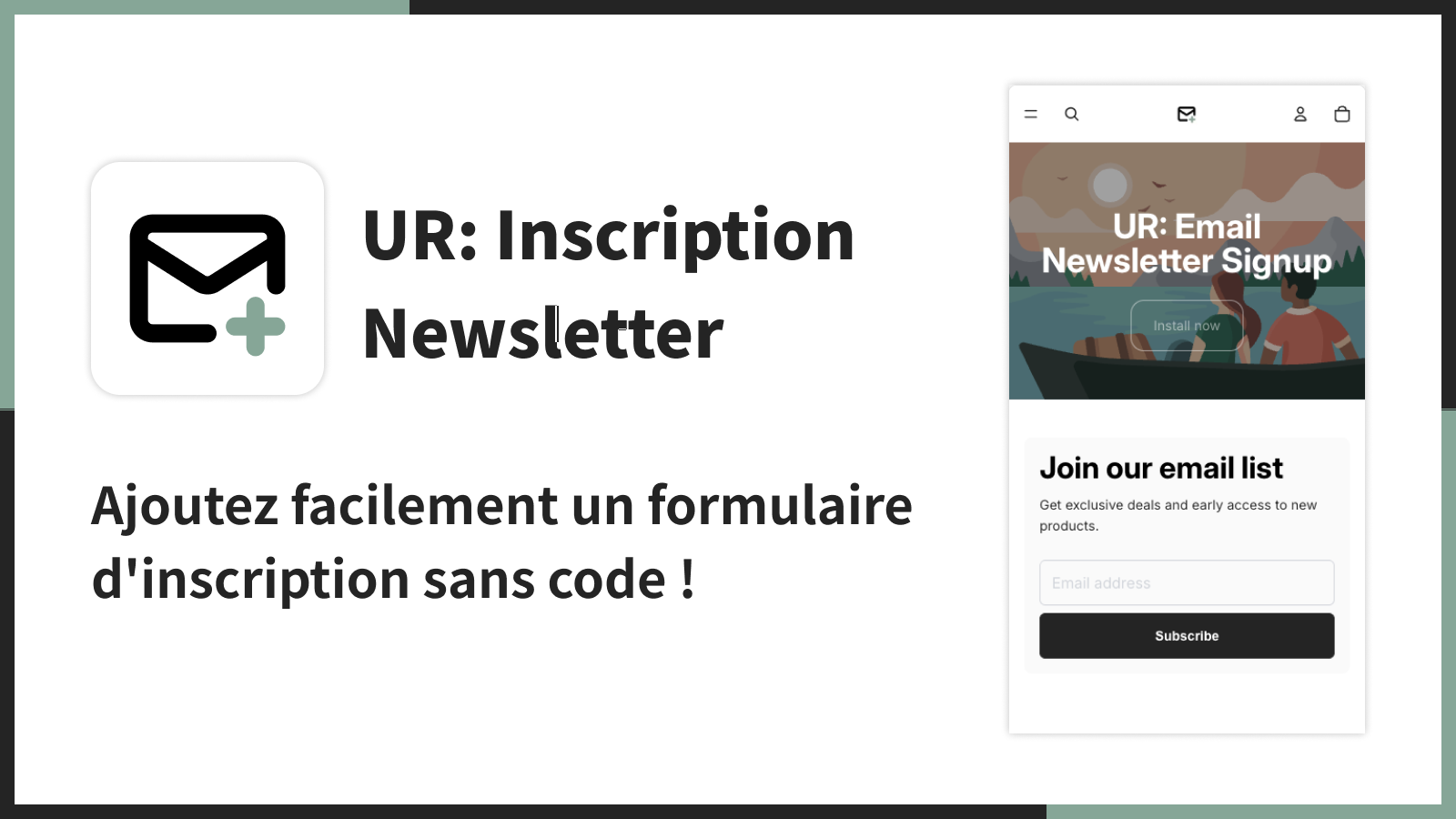  Ajoutez facilement un formulaire d'inscription sans code !