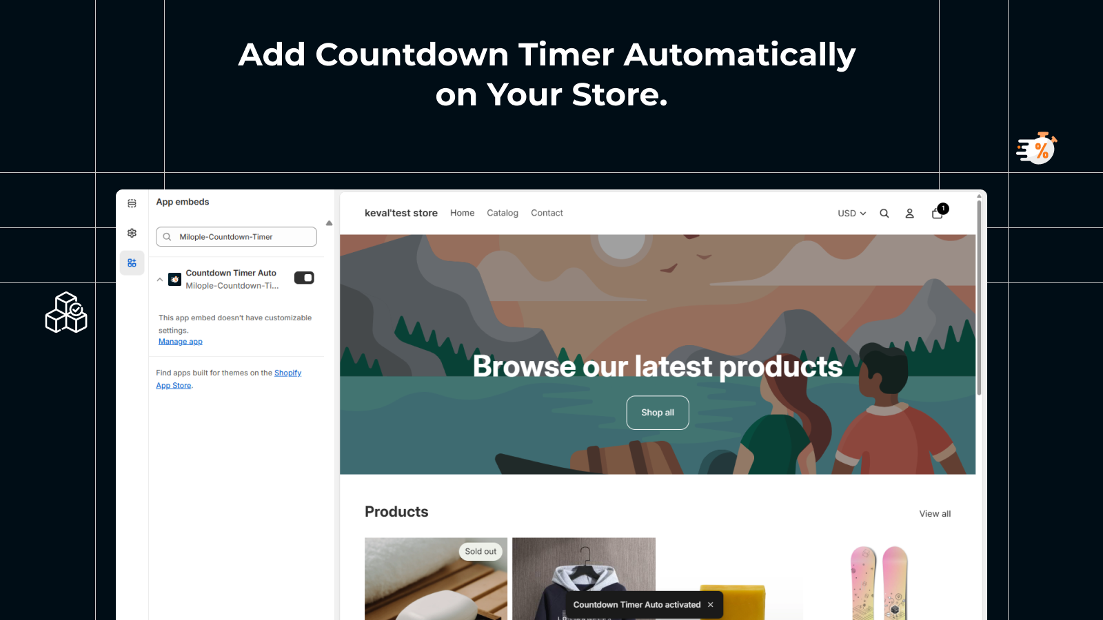 Timer set-up
