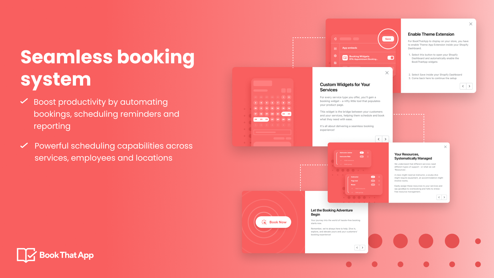Custom Widget and Theme Extension Support for Seamless Booking 