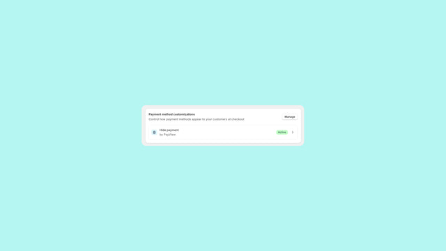 Payment rules and Shopify plan capabilities