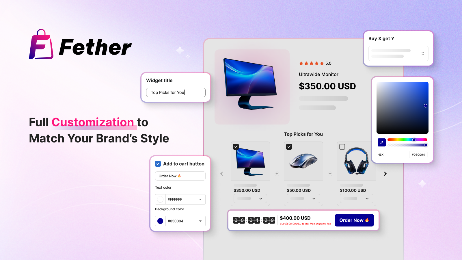 Customize Buy Together, Also Bought, Quanity Breaks Widgets