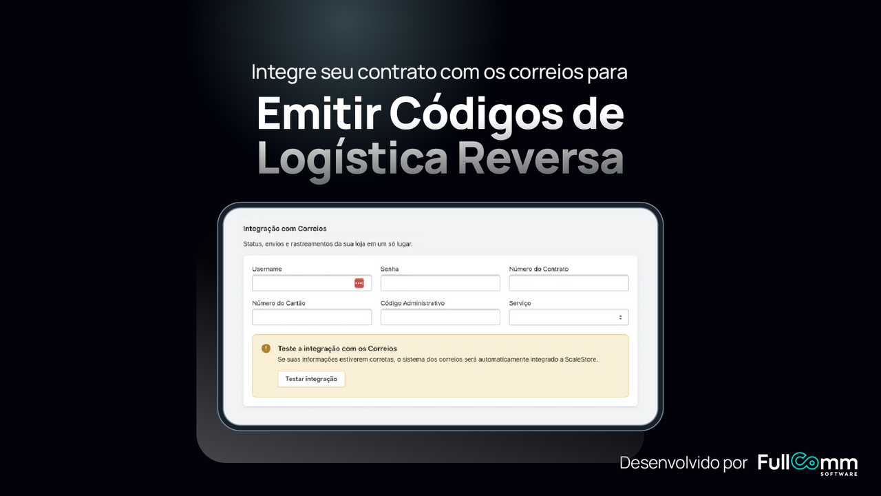 Utilize seu contrato dos Correios