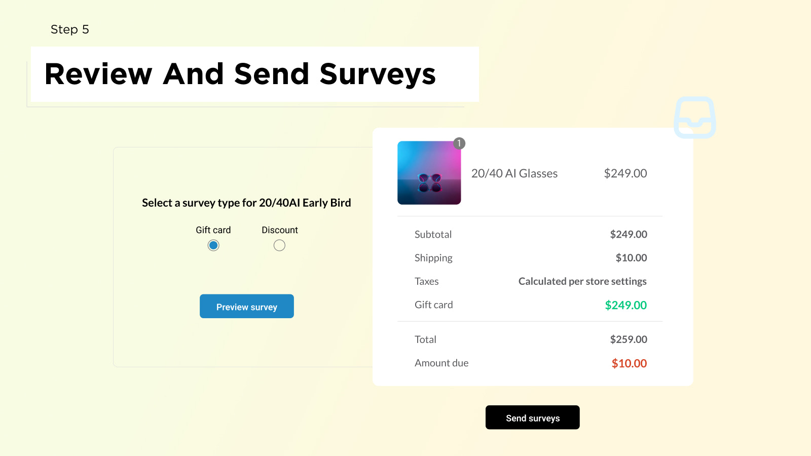 Use gift cards or discounts for a payment-free checkout