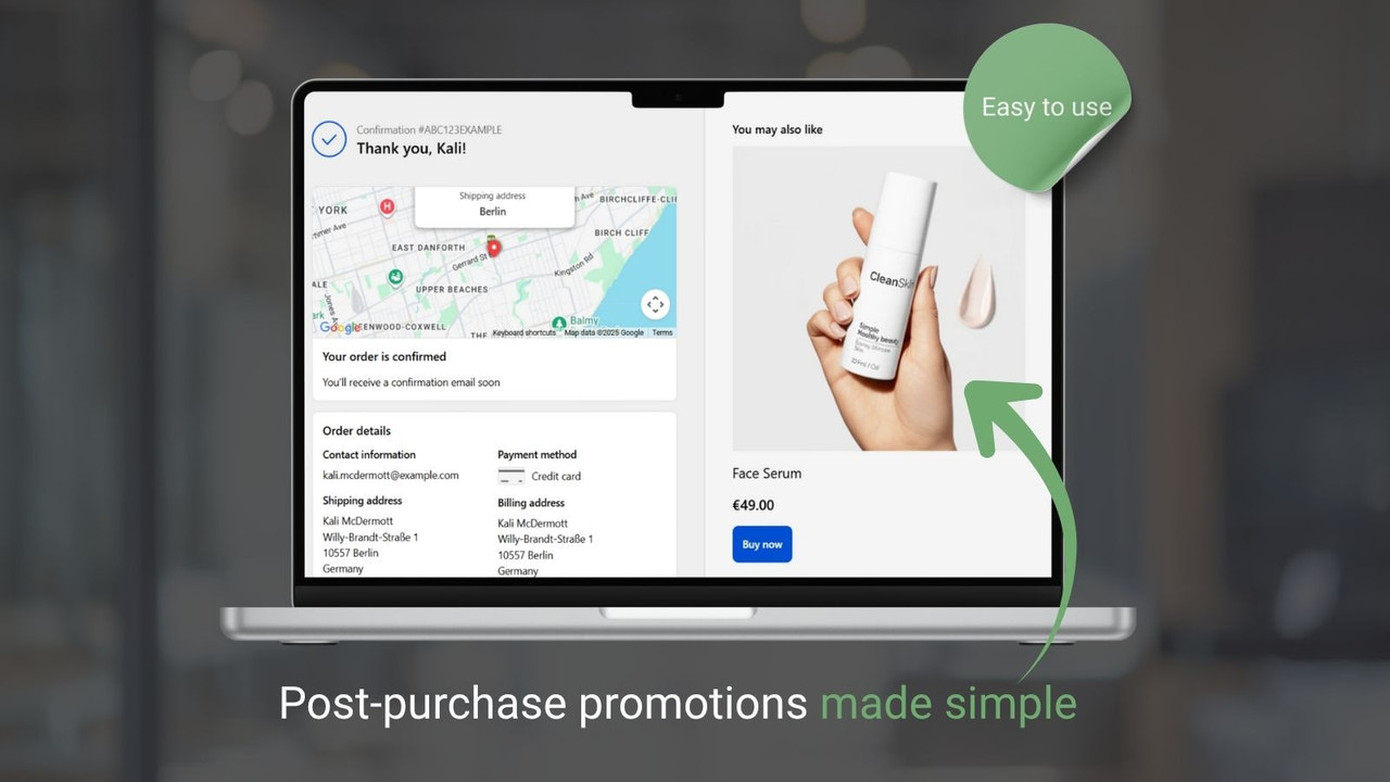 Post Purchase Section