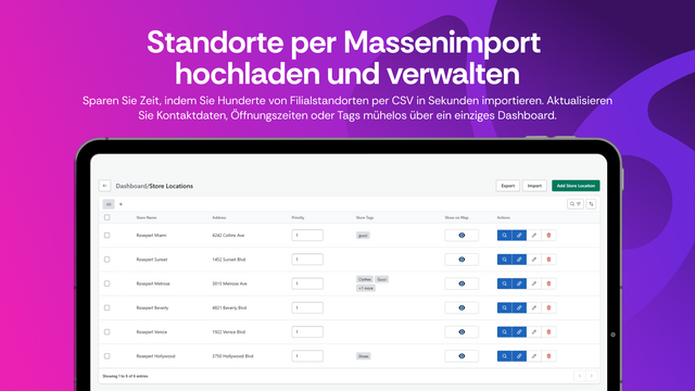shopify store locator app german