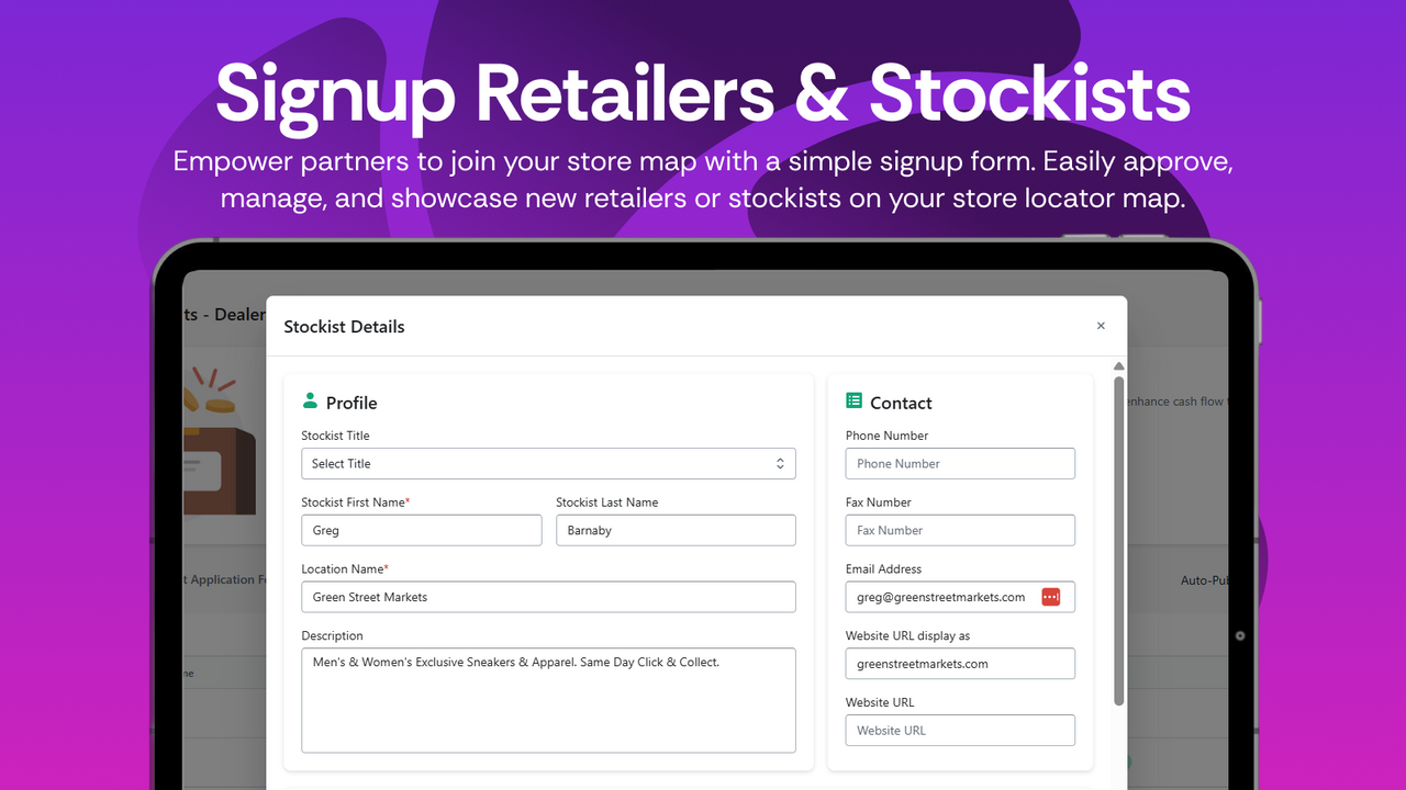 Store locator on backend 3