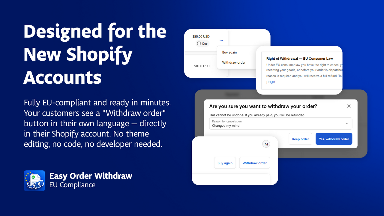 Built for the new Shopify accounts