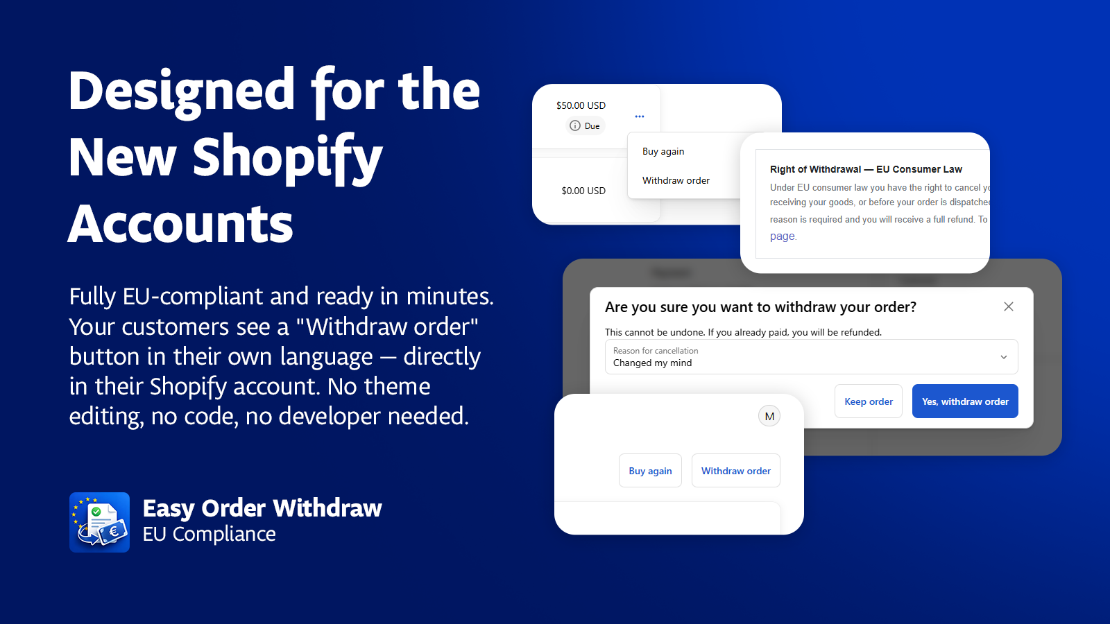 Built for the new Shopify accounts