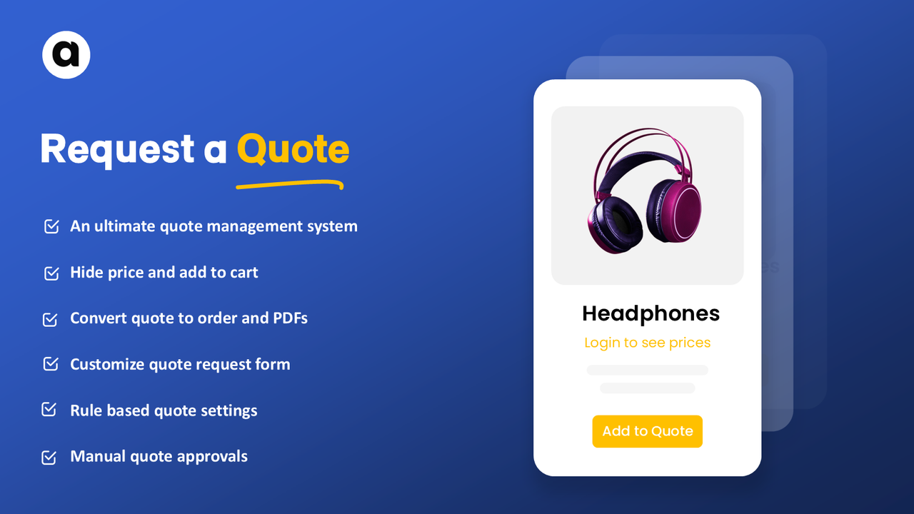 Shopify Request a Quote