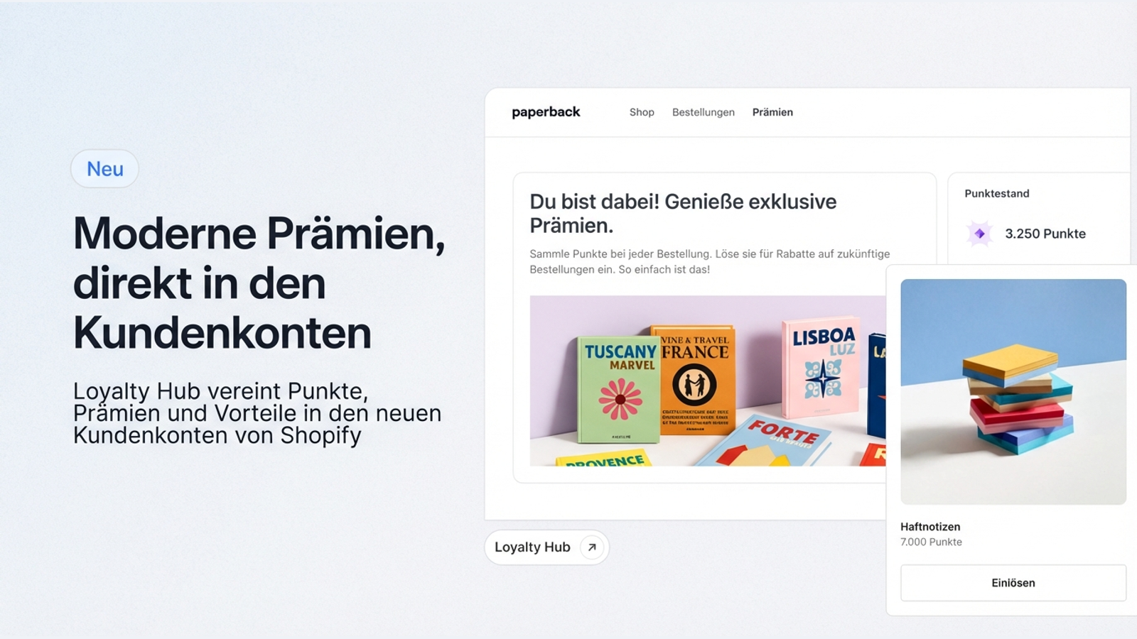 Loyalty Hub – moderne Treueprogramme im Kundenkonto