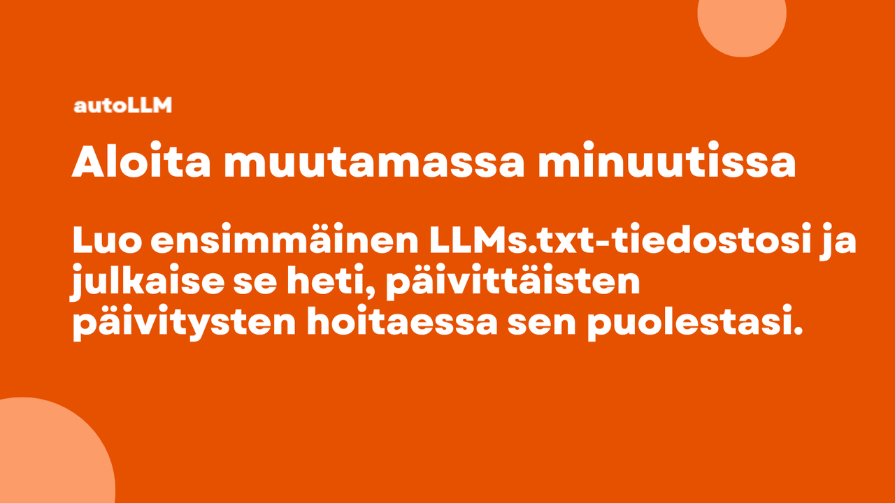 Ensimmäisen LLMs.txt-tiedoston luonti Shopifyssa