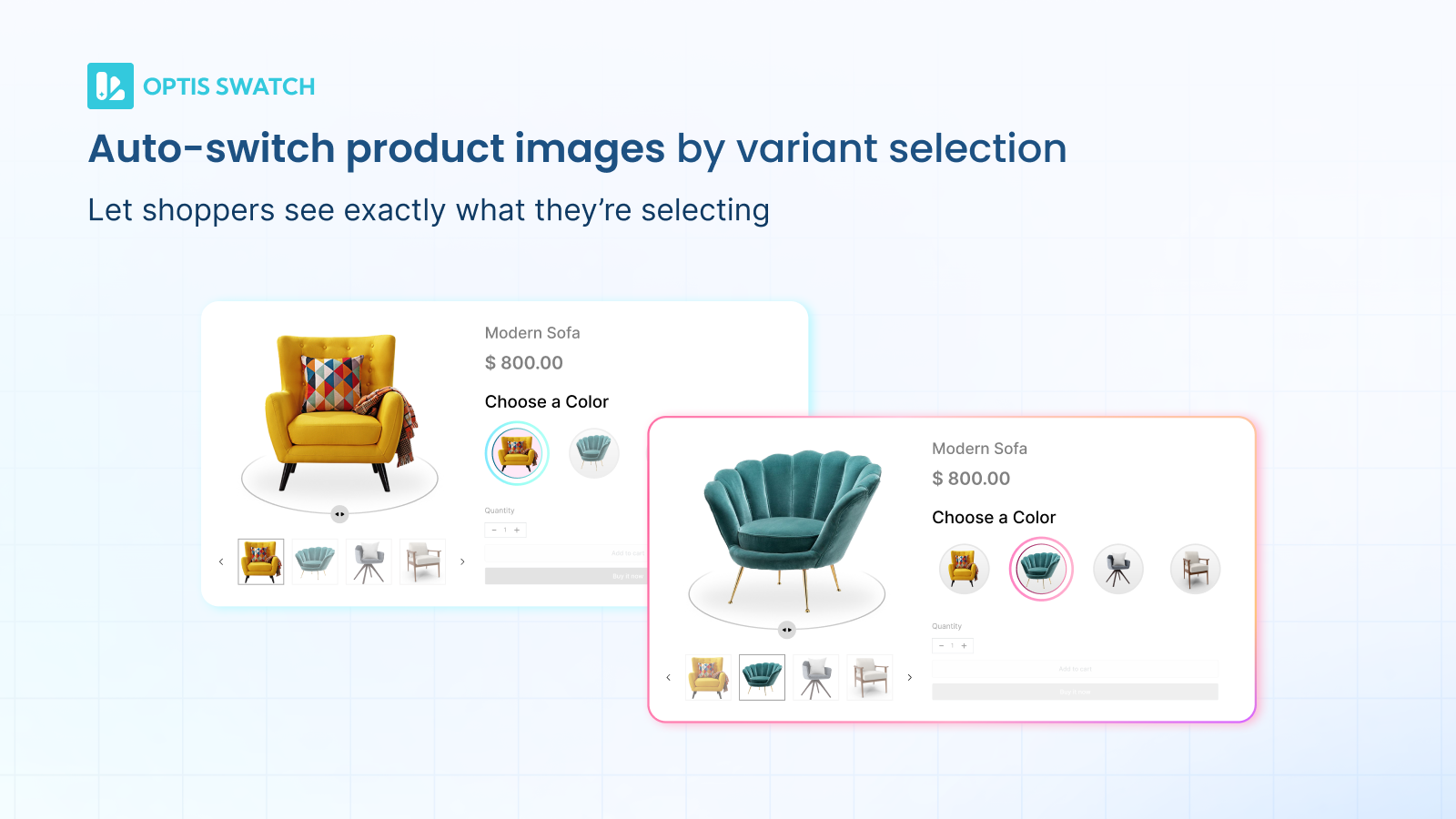 Auto-switch product images by variant selection